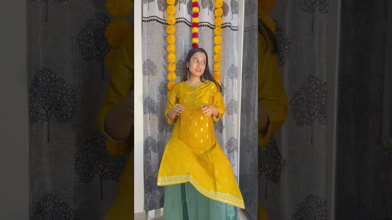 Buy Ethnic Indian Baby Girl's Pure Cotton Frock Lehenga Choli (Yellow) at  Amazon.in
